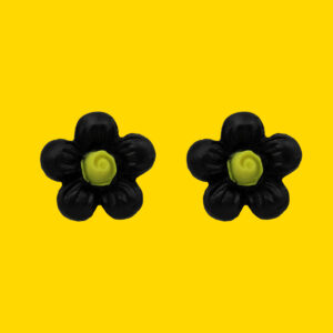 flor petalo redondo negra