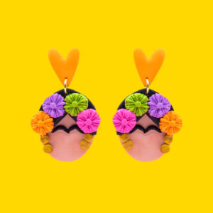 frida corazon naranja