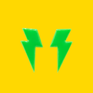 rayo verde fluorescente