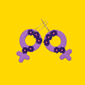 simbolo femenino lila