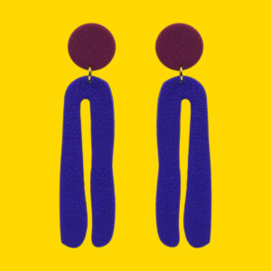 Troula largo azul fucsia pin