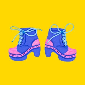 zocas azul electrico con cordon pin